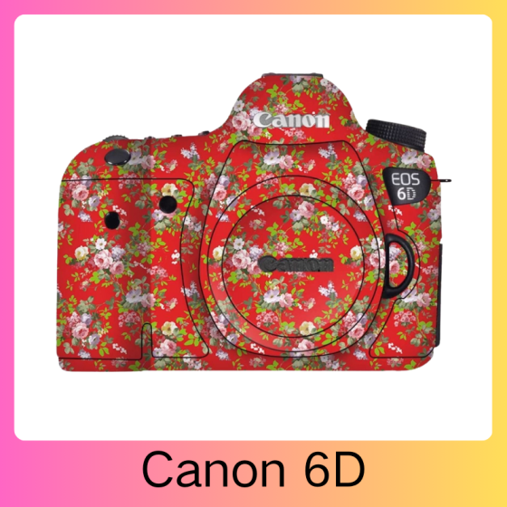 Corpo da Canon 6D  -  Pele câmera, adesivo câmera - com alta resistência a arranhões, à prova d'água e com design elegante.